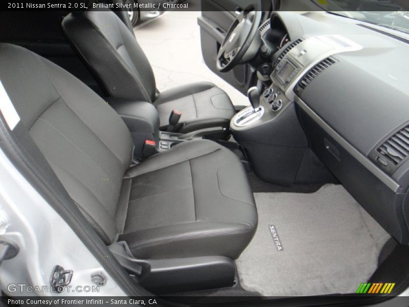 Brilliant Silver Metallic / Charcoal 2011 Nissan Sentra 2.0 SL
