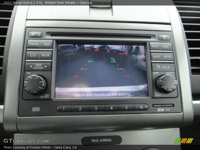 Brilliant Silver Metallic / Charcoal 2011 Nissan Sentra 2.0 SL