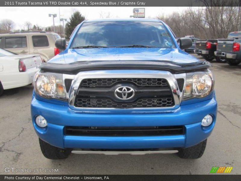 Speedway Blue / Graphite Gray 2011 Toyota Tacoma V6 TRD Double Cab 4x4