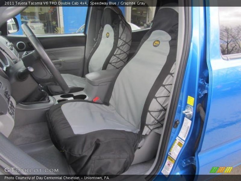 Speedway Blue / Graphite Gray 2011 Toyota Tacoma V6 TRD Double Cab 4x4