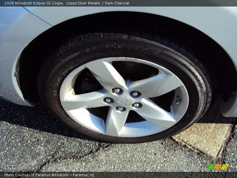 Liquid Silver Metallic / Dark Charcoal 2008 Mitsubishi Eclipse GS Coupe