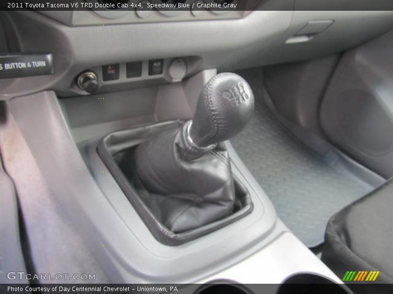 Speedway Blue / Graphite Gray 2011 Toyota Tacoma V6 TRD Double Cab 4x4