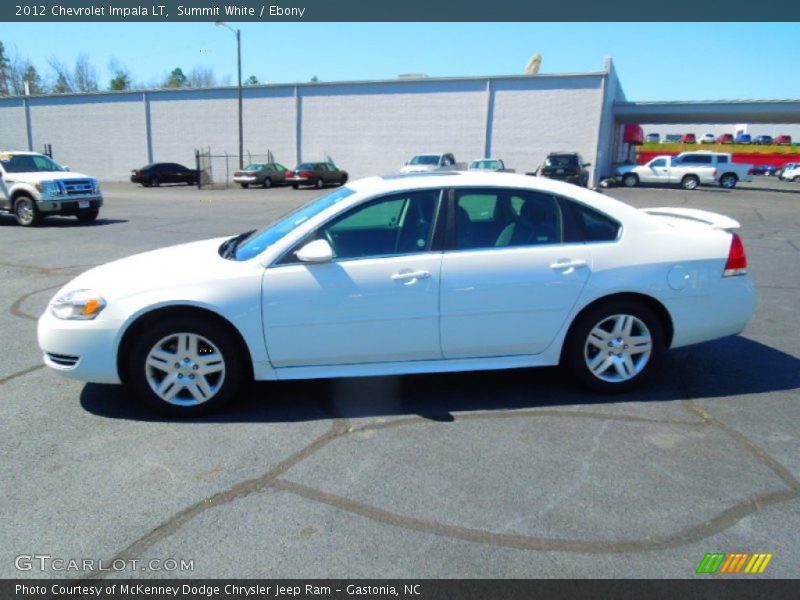 Summit White / Ebony 2012 Chevrolet Impala LT