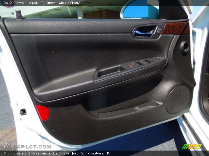 Summit White / Ebony 2012 Chevrolet Impala LT