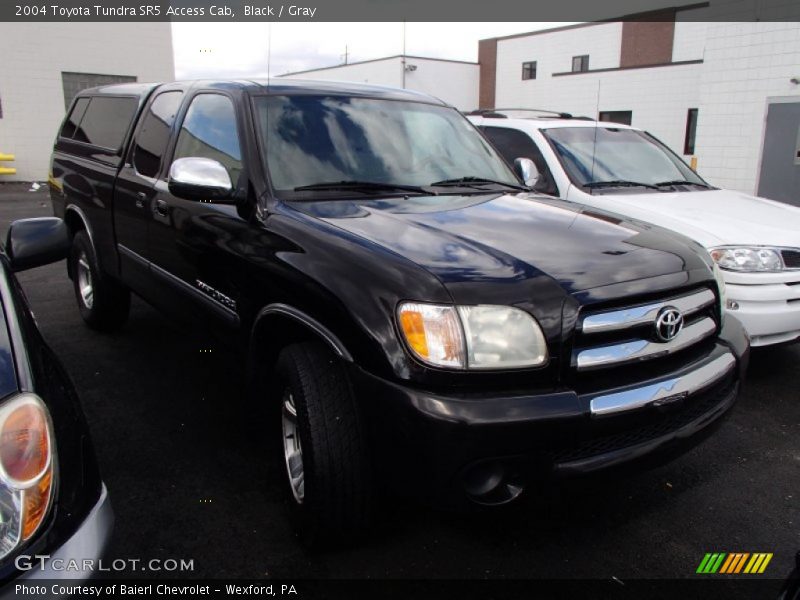 Black / Gray 2004 Toyota Tundra SR5 Access Cab