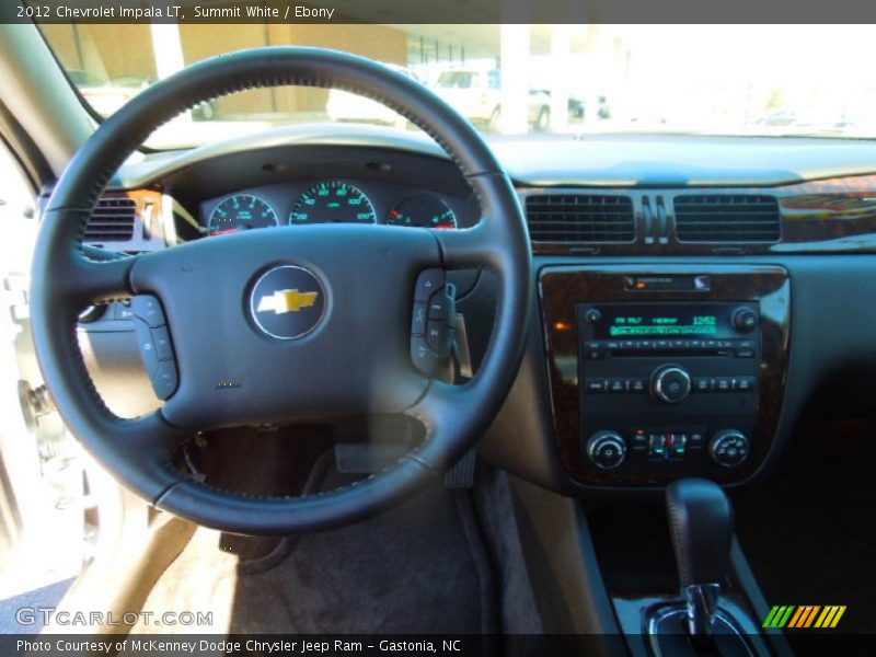 Summit White / Ebony 2012 Chevrolet Impala LT