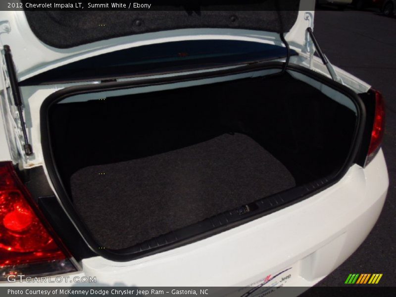 Summit White / Ebony 2012 Chevrolet Impala LT