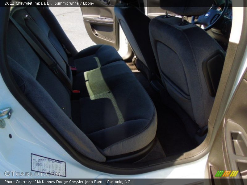 Summit White / Ebony 2012 Chevrolet Impala LT