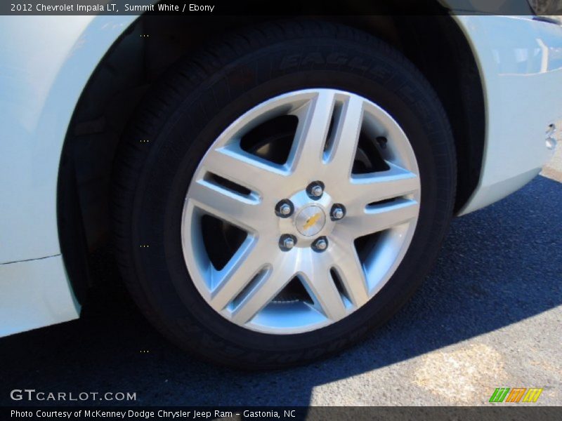 Summit White / Ebony 2012 Chevrolet Impala LT