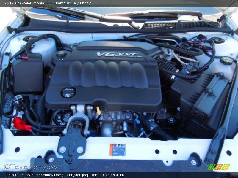 Summit White / Ebony 2012 Chevrolet Impala LT