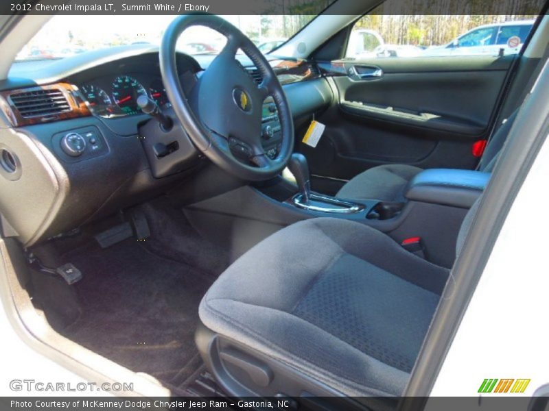 Summit White / Ebony 2012 Chevrolet Impala LT