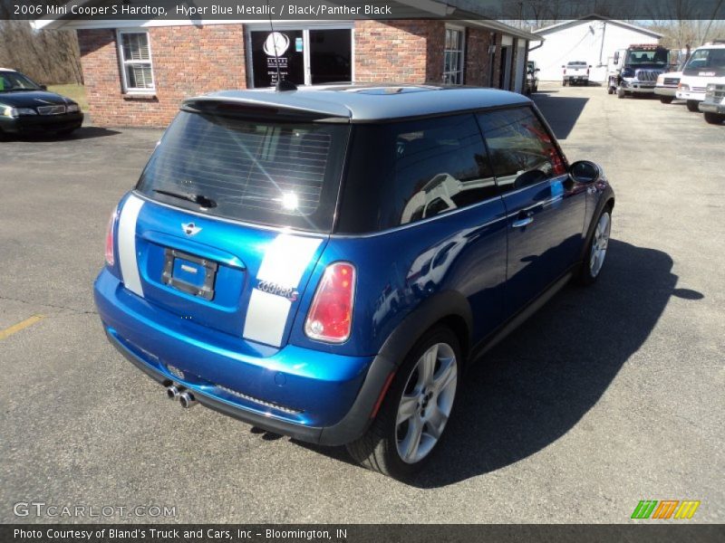 Hyper Blue Metallic / Black/Panther Black 2006 Mini Cooper S Hardtop