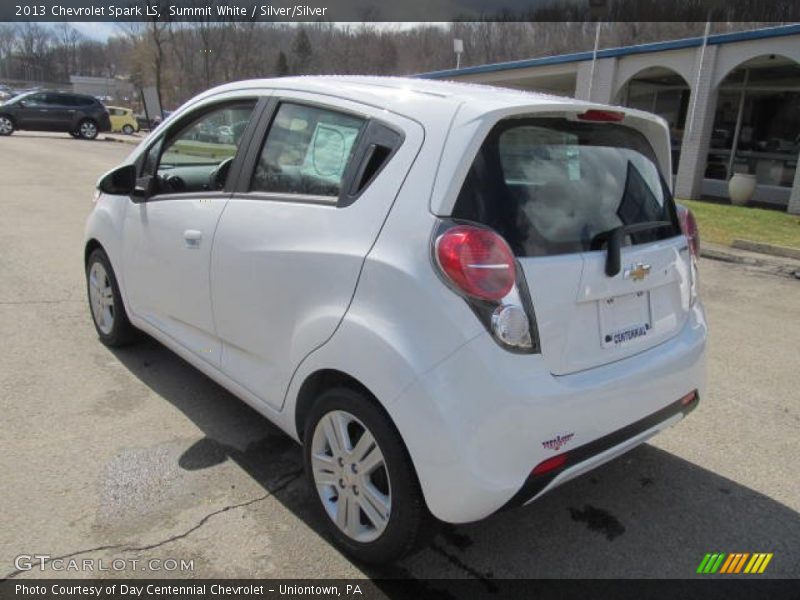 Summit White / Silver/Silver 2013 Chevrolet Spark LS