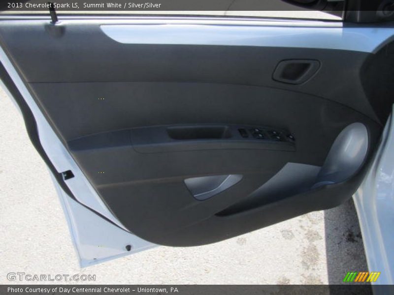 Summit White / Silver/Silver 2013 Chevrolet Spark LS