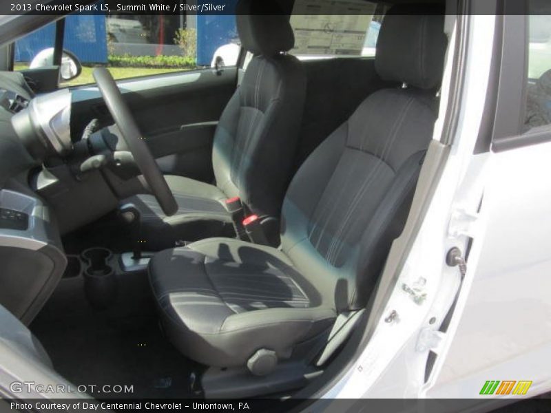 Summit White / Silver/Silver 2013 Chevrolet Spark LS