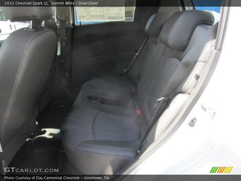 Summit White / Silver/Silver 2013 Chevrolet Spark LS