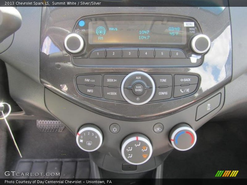 Summit White / Silver/Silver 2013 Chevrolet Spark LS