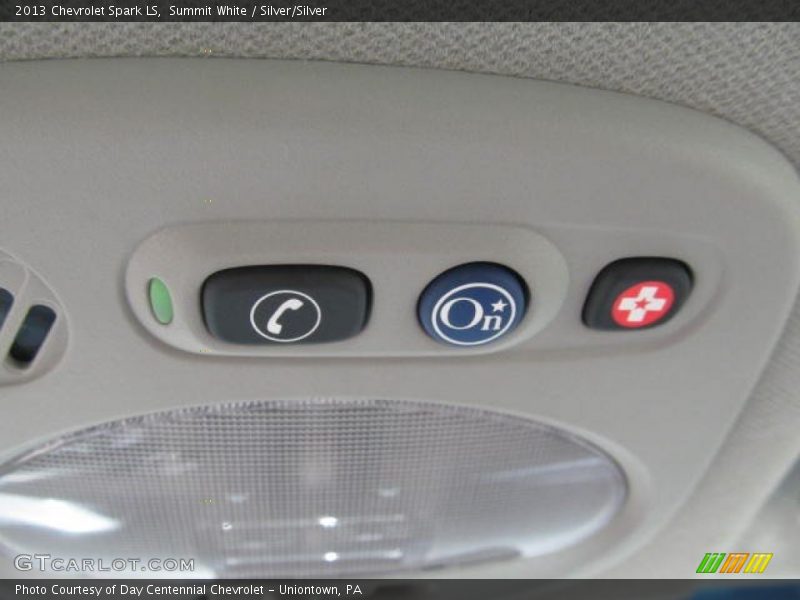 Summit White / Silver/Silver 2013 Chevrolet Spark LS