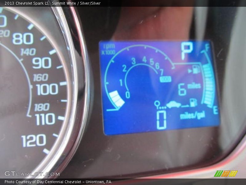 Summit White / Silver/Silver 2013 Chevrolet Spark LS