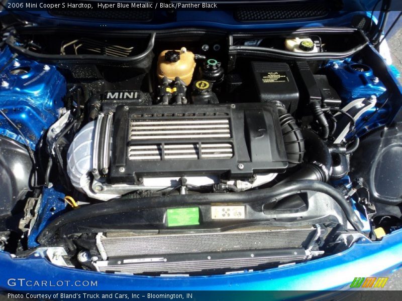 Hyper Blue Metallic / Black/Panther Black 2006 Mini Cooper S Hardtop