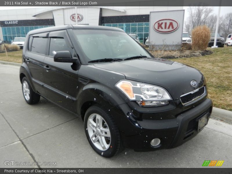 Shadow Black / Black Soul Logo Cloth 2011 Kia Soul +