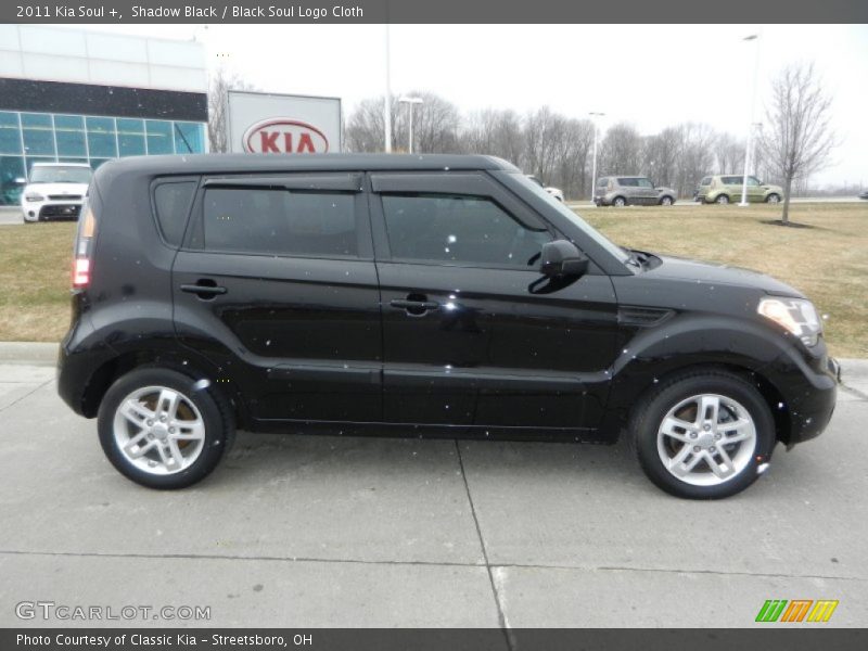 Shadow Black / Black Soul Logo Cloth 2011 Kia Soul +