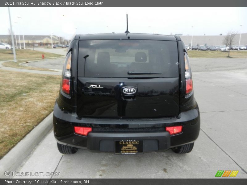 Shadow Black / Black Soul Logo Cloth 2011 Kia Soul +