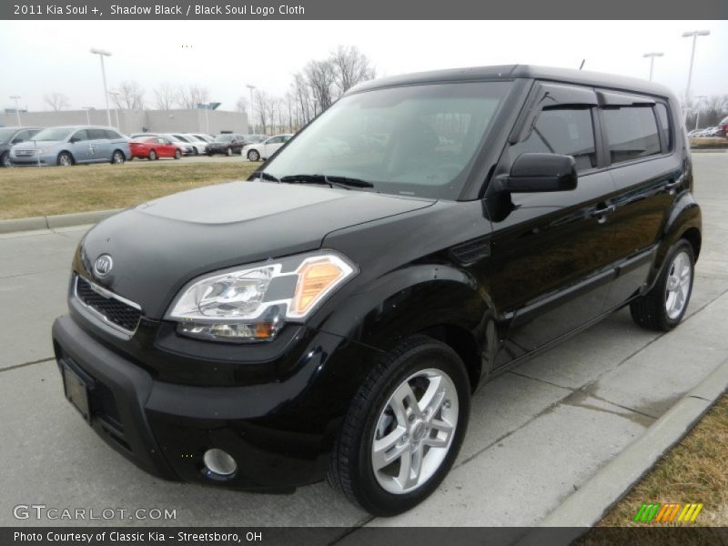 Shadow Black / Black Soul Logo Cloth 2011 Kia Soul +