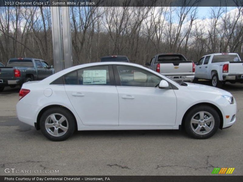 Summit White / Jet Black 2013 Chevrolet Cruze LT