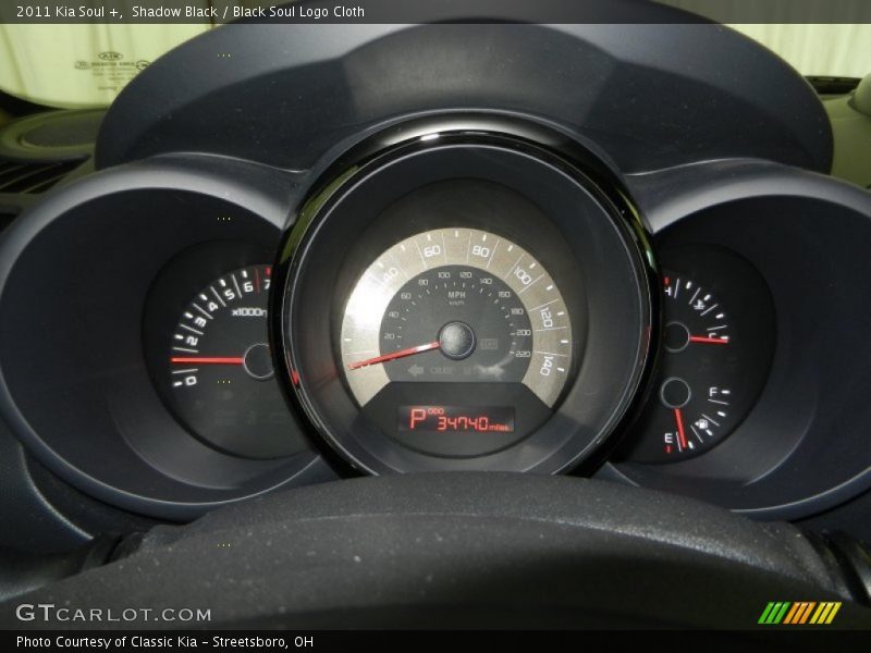Shadow Black / Black Soul Logo Cloth 2011 Kia Soul +