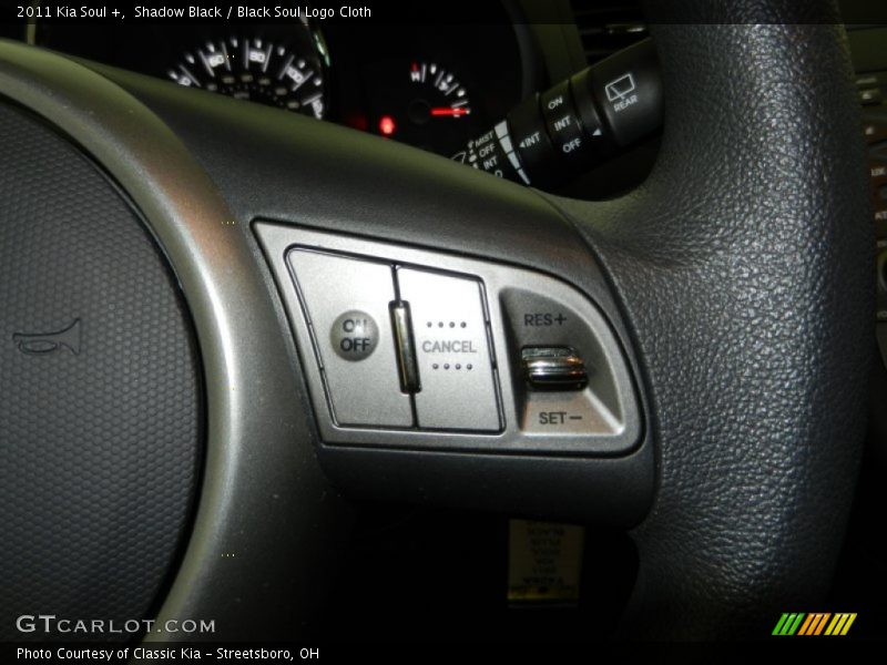 Shadow Black / Black Soul Logo Cloth 2011 Kia Soul +
