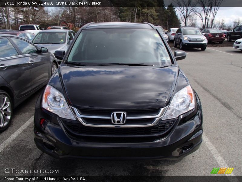 Crystal Black Pearl / Black 2011 Honda CR-V SE 4WD