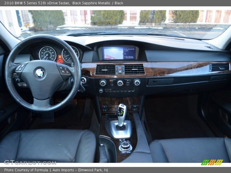 Black Sapphire Metallic / Black 2010 BMW 5 Series 528i xDrive Sedan