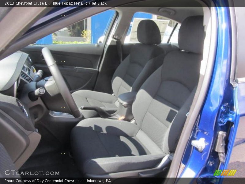 Blue Topaz Metallic / Jet Black 2013 Chevrolet Cruze LT