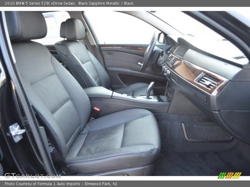 Black Sapphire Metallic / Black 2010 BMW 5 Series 528i xDrive Sedan