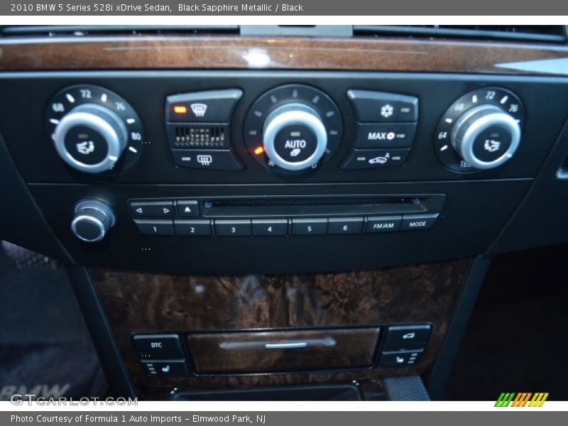 Controls of 2010 5 Series 528i xDrive Sedan