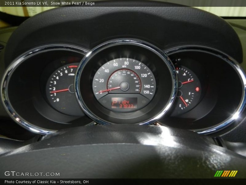 Snow White Pearl / Beige 2011 Kia Sorento LX V6