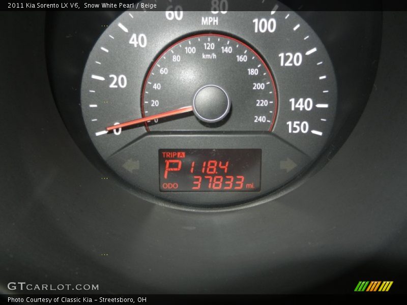 Snow White Pearl / Beige 2011 Kia Sorento LX V6