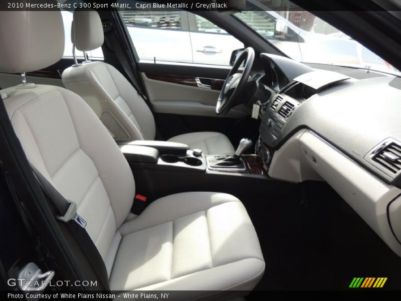 Capri Blue Metallic / Grey/Black 2010 Mercedes-Benz C 300 Sport 4Matic