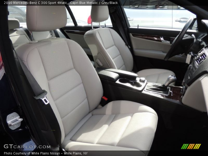 Capri Blue Metallic / Grey/Black 2010 Mercedes-Benz C 300 Sport 4Matic
