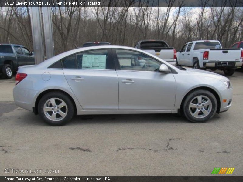 Silver Ice Metallic / Jet Black 2013 Chevrolet Cruze LT