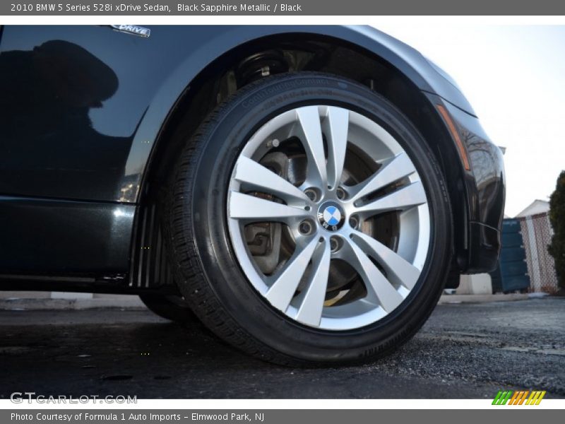 Black Sapphire Metallic / Black 2010 BMW 5 Series 528i xDrive Sedan