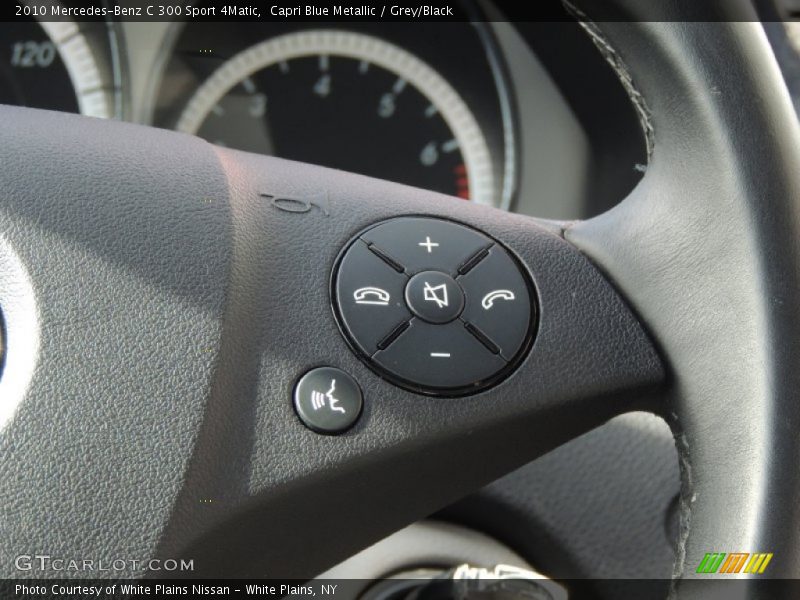 Capri Blue Metallic / Grey/Black 2010 Mercedes-Benz C 300 Sport 4Matic