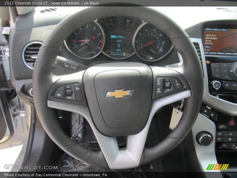 Silver Ice Metallic / Jet Black 2013 Chevrolet Cruze LT