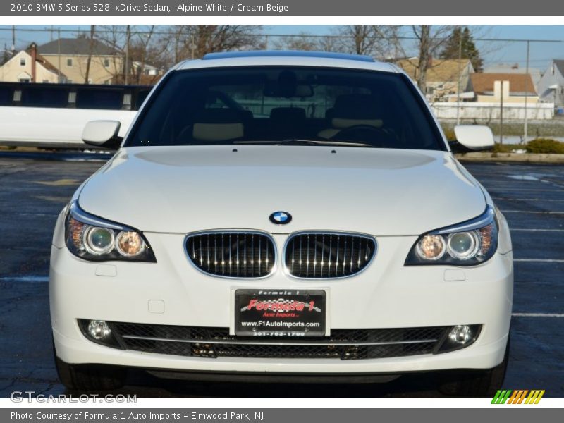 Alpine White / Cream Beige 2010 BMW 5 Series 528i xDrive Sedan