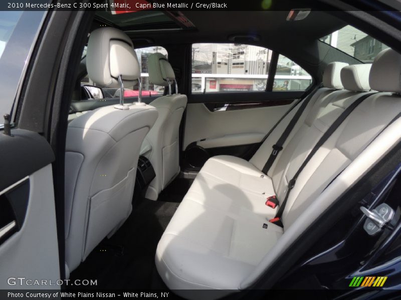 Capri Blue Metallic / Grey/Black 2010 Mercedes-Benz C 300 Sport 4Matic