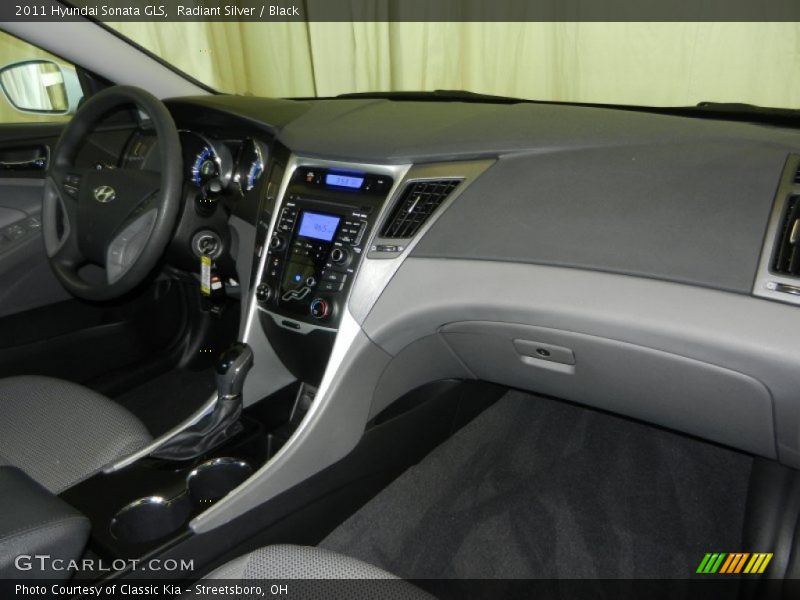 Radiant Silver / Black 2011 Hyundai Sonata GLS