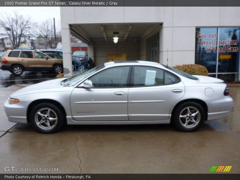 Galaxy Silver Metallic / Gray 2002 Pontiac Grand Prix GT Sedan
