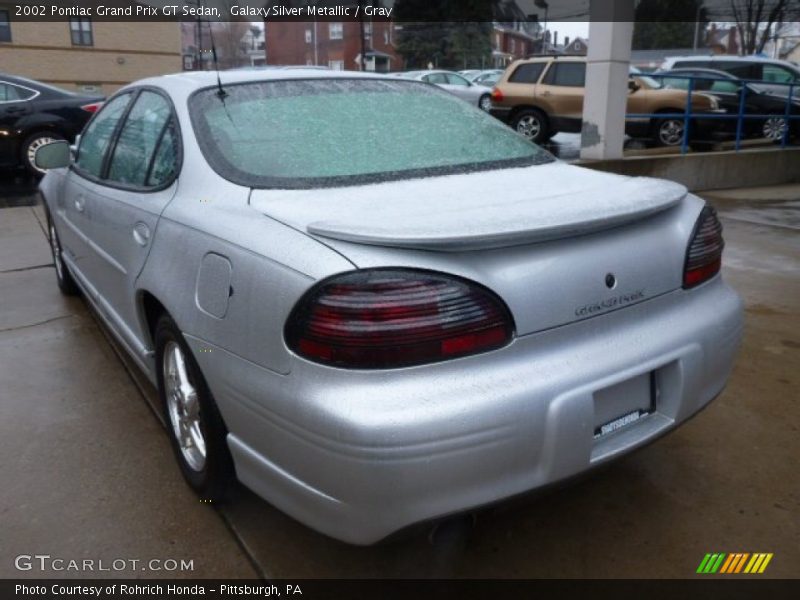 Galaxy Silver Metallic / Gray 2002 Pontiac Grand Prix GT Sedan
