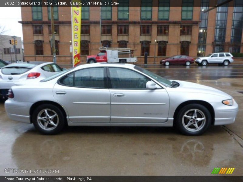 Galaxy Silver Metallic / Gray 2002 Pontiac Grand Prix GT Sedan